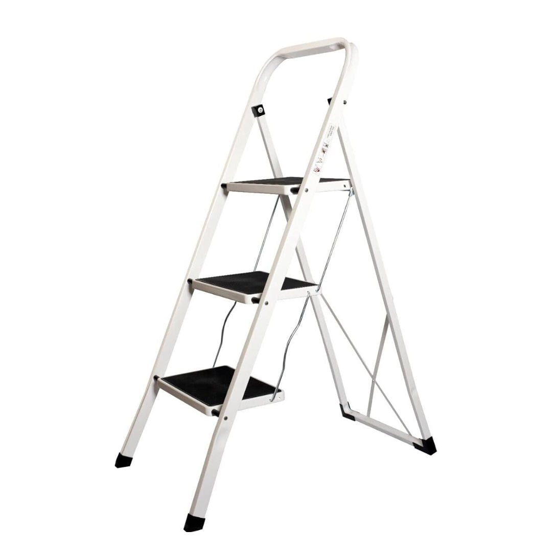 RSC 3 Step Aluminium Ladder Lightweight Folding Step Ladder for Home & Office, Model C25-369