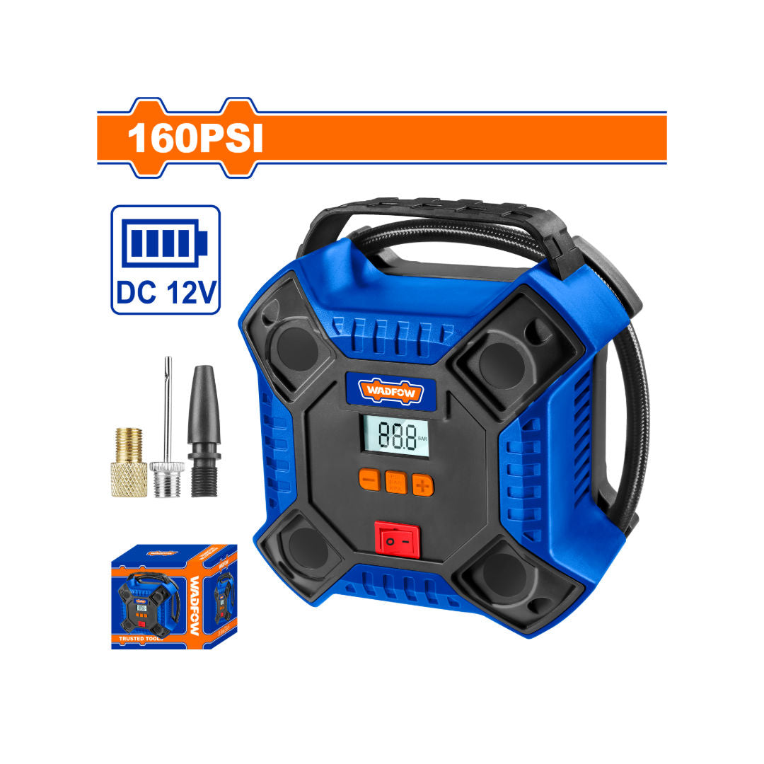 WADFOW Auto Air Compressor, 12V 160PSI