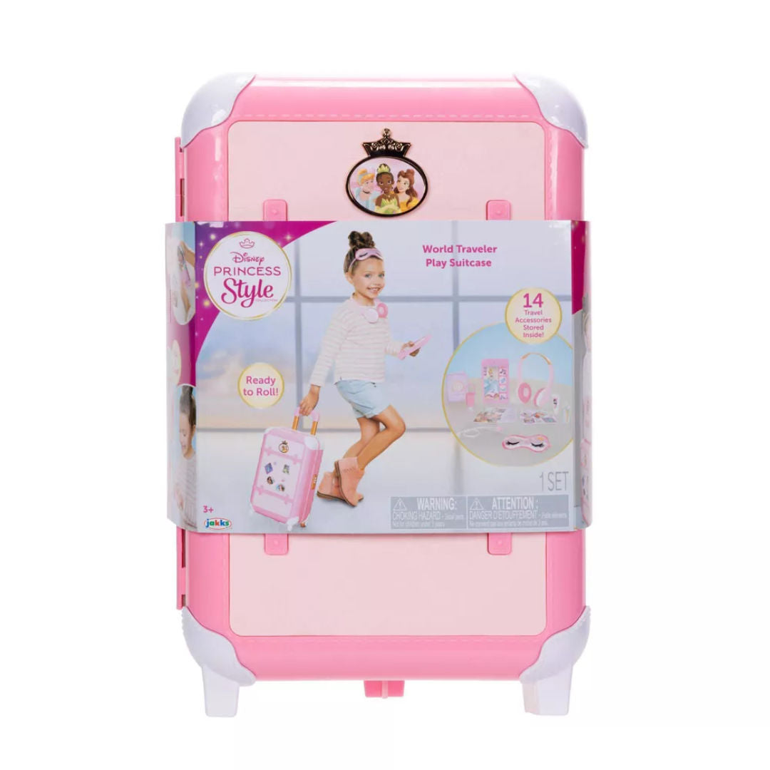 Disney Princess Style World Traveler Pretend Play Suitcase, For Age 3+ Years