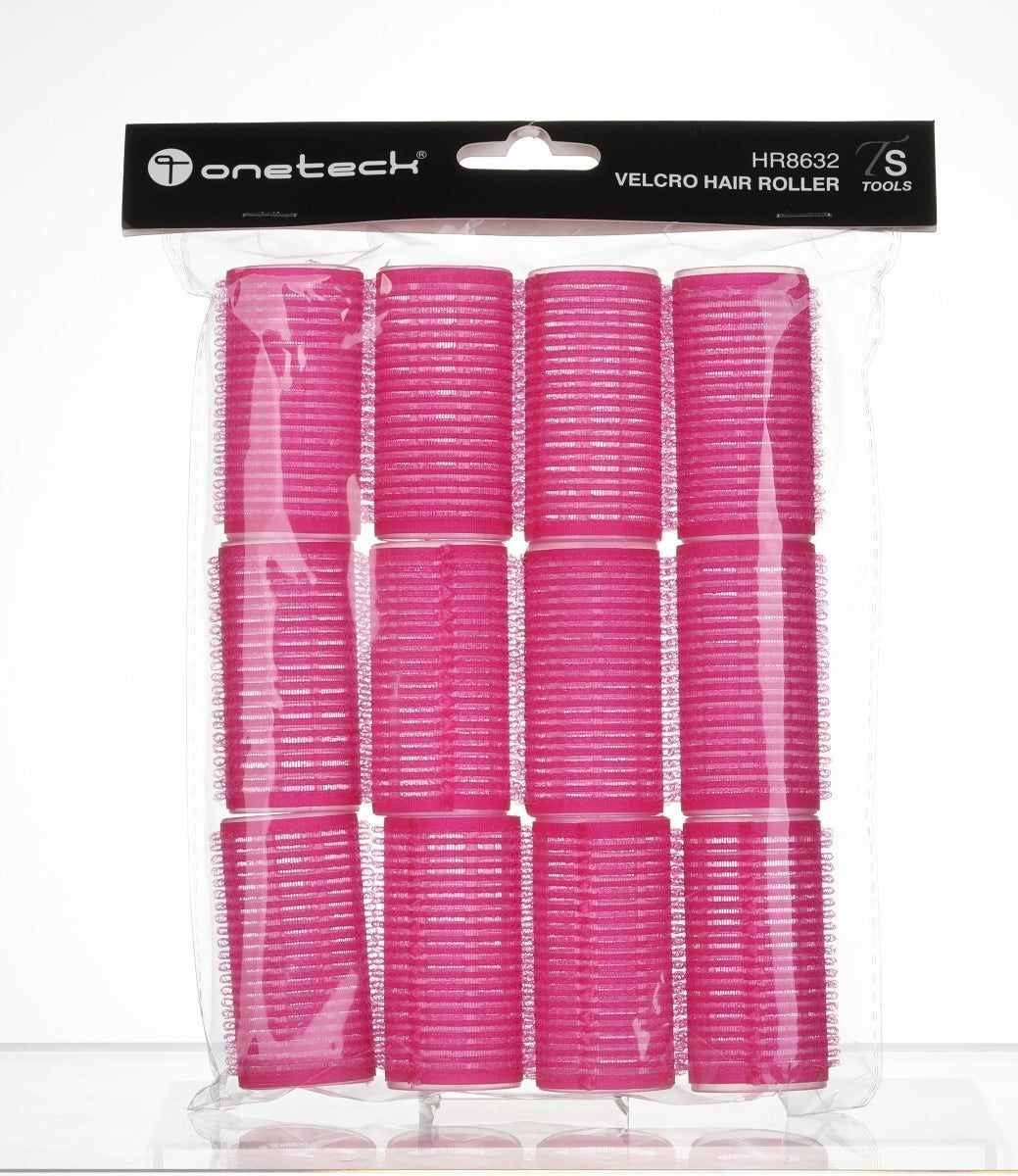 onetech Velcro Hair Rollers, 12 Pieces