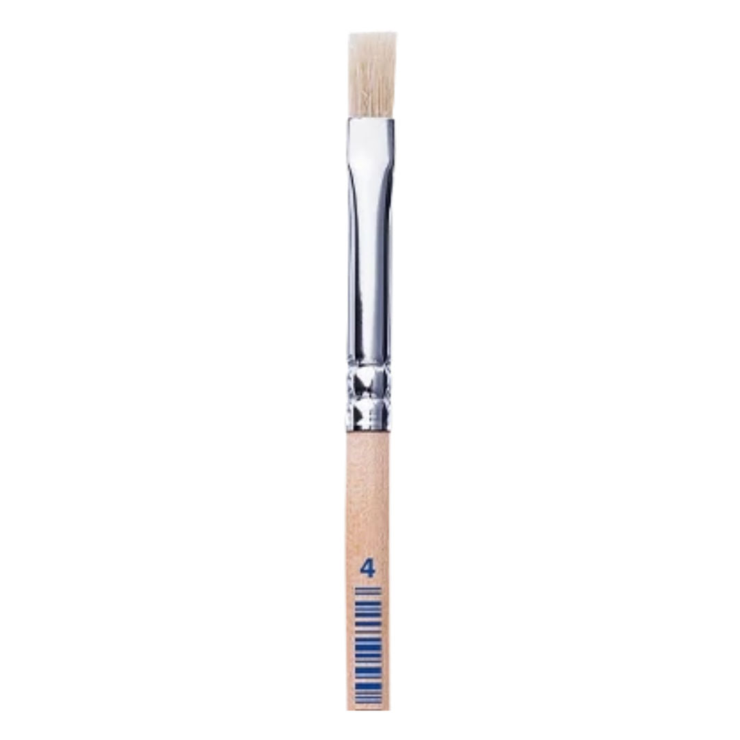 Pelikan White Flat Brush