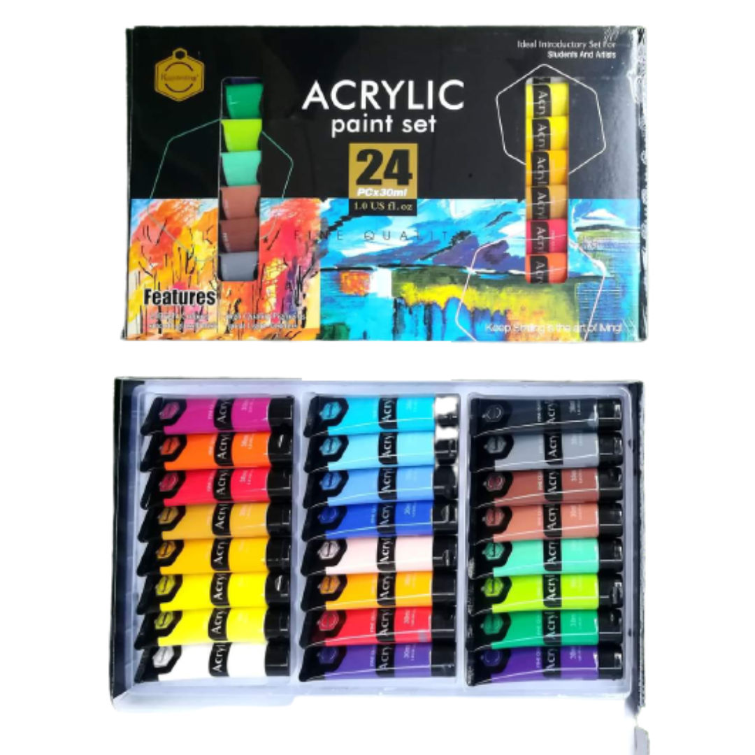 RSC Keep Smiling Acrylic Paint Set, 24x30ml, K25-057