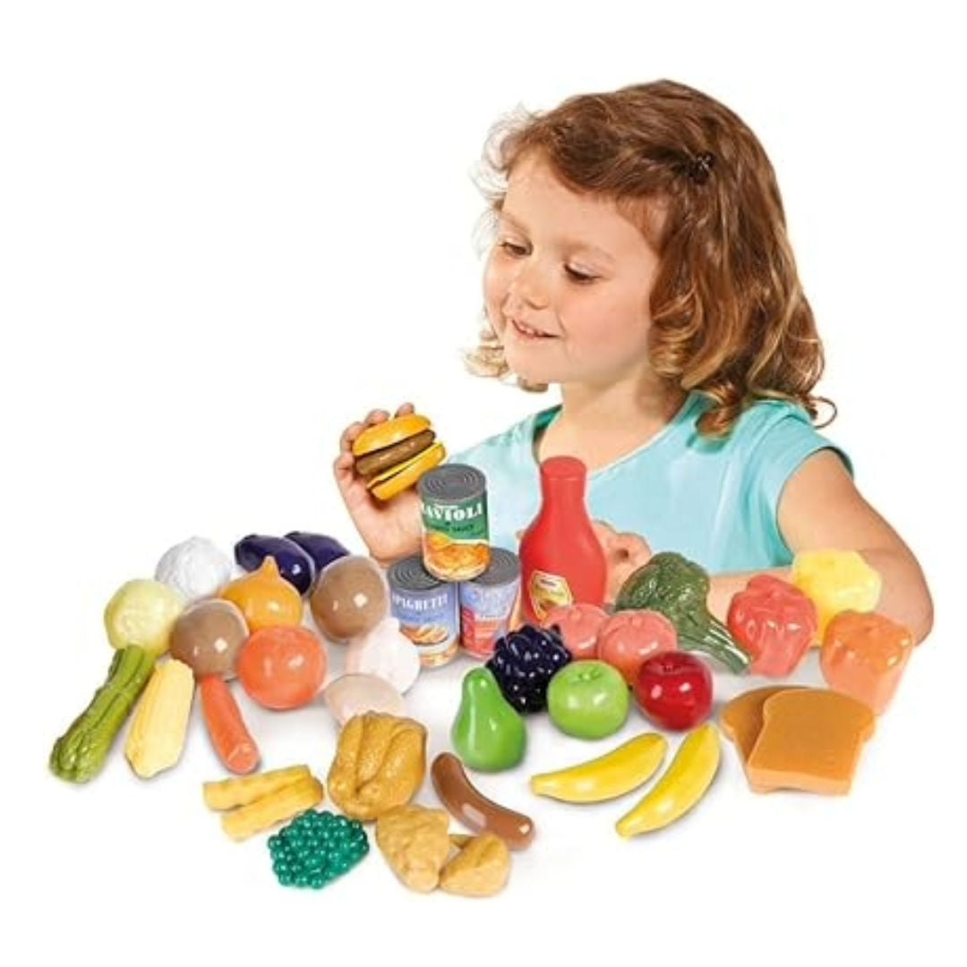 Casdon Multicoloured Play Food Set 44 Pieces, 3+ years