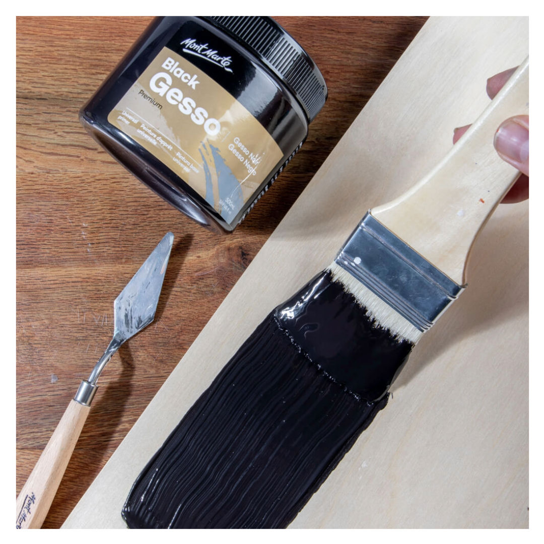 Mont Marte Black Gesso, 500ml, MPA0040