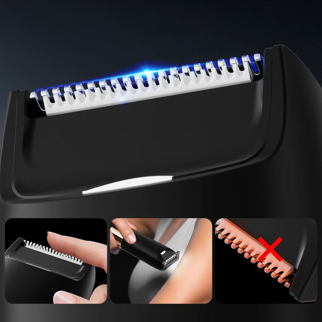 ENCHEN A3 2-in-1 Electric Shaver & Body Trimmer, Stainless Steel & Ceramic Blades, Wet & Dry, USB Type-C