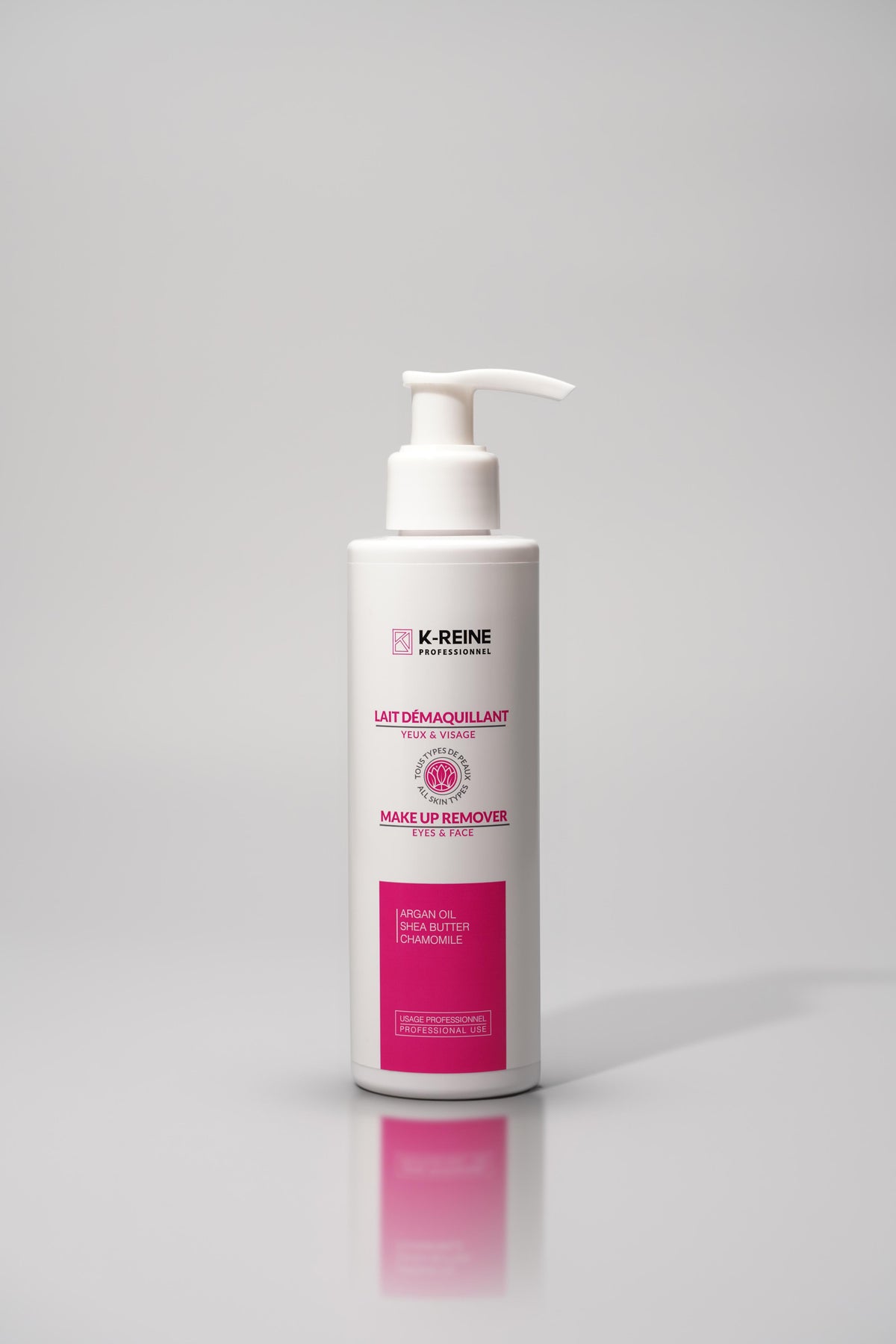 K-Reine Cleansing Make Up Remover Eyes And Face Argan Oil, Shea Butter, Chamomile, 200ml