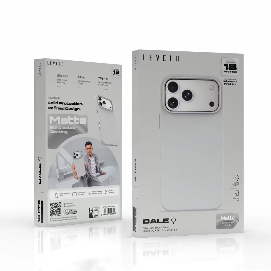 Levelo Dale MagSafe TPU+PC Solid Case