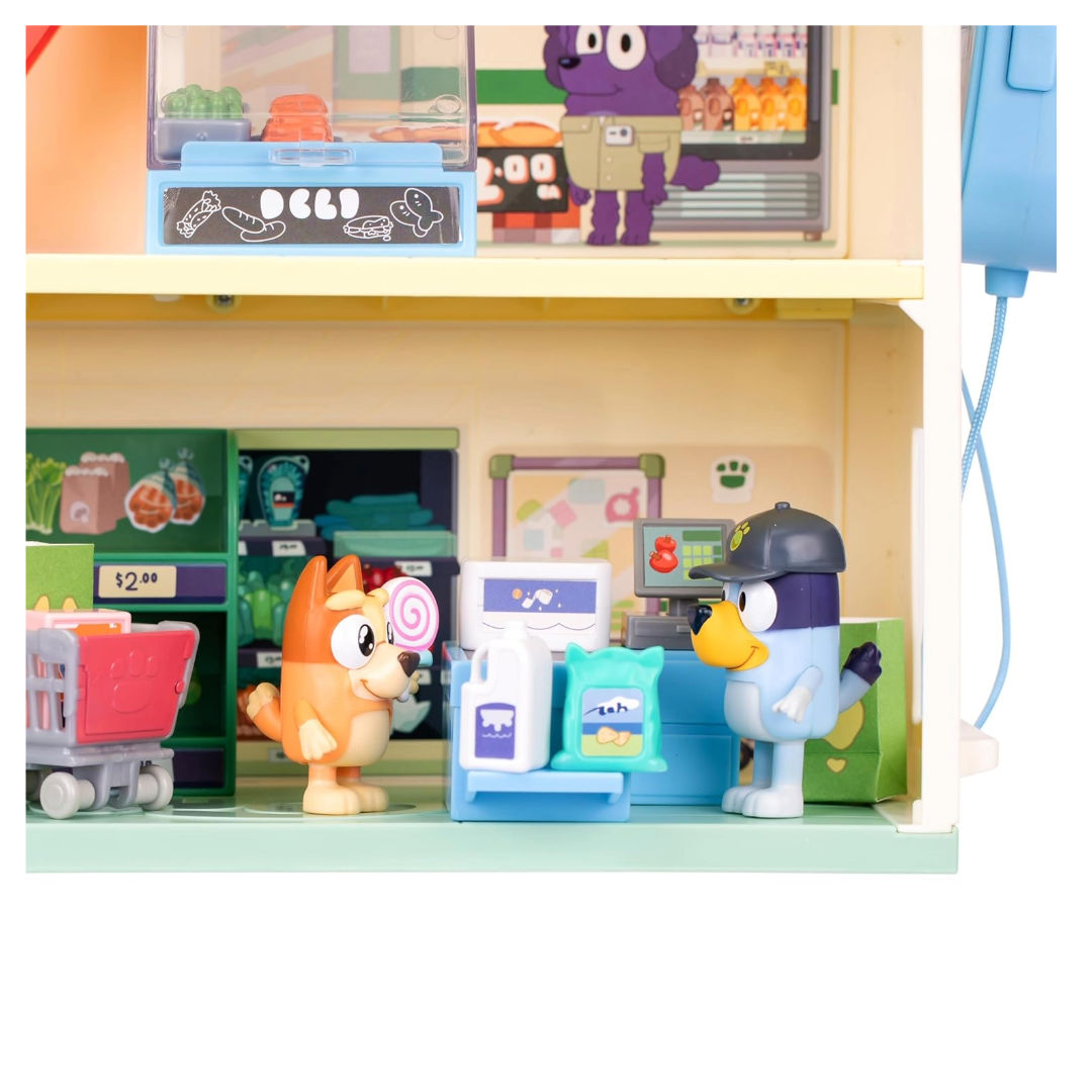 Bluey Series 13 Let's Play Chef Supermarket Playset (40cm), 3+ years