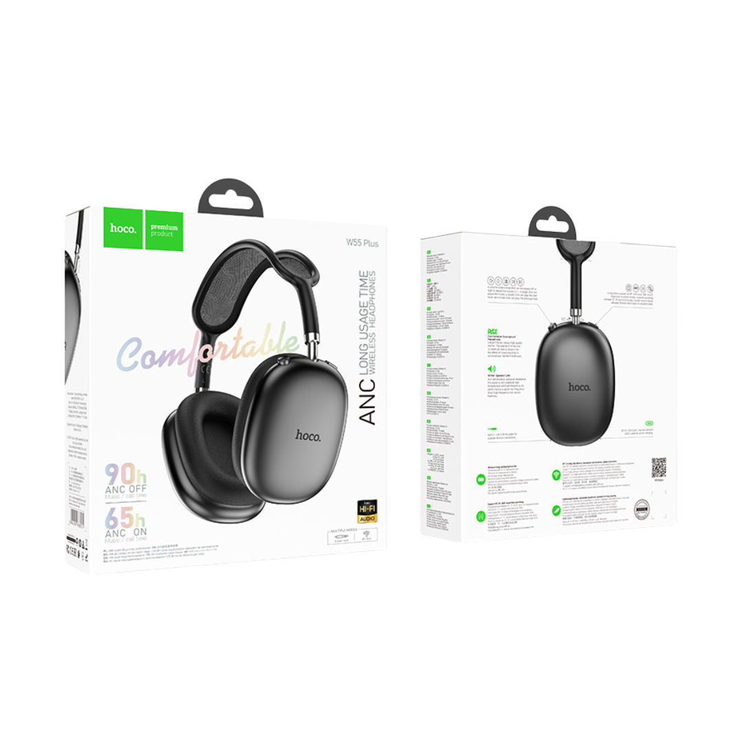 Hoco W55 Plus Active Noise Cancelling Bluetooth Headphones