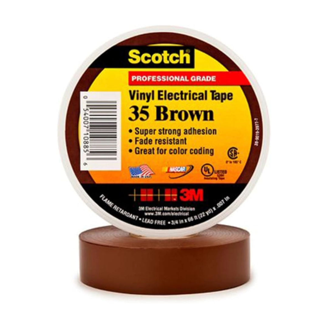 Scotch® Vinyl Color-Coding Electrical Tape 35, 19 mm x 20 m