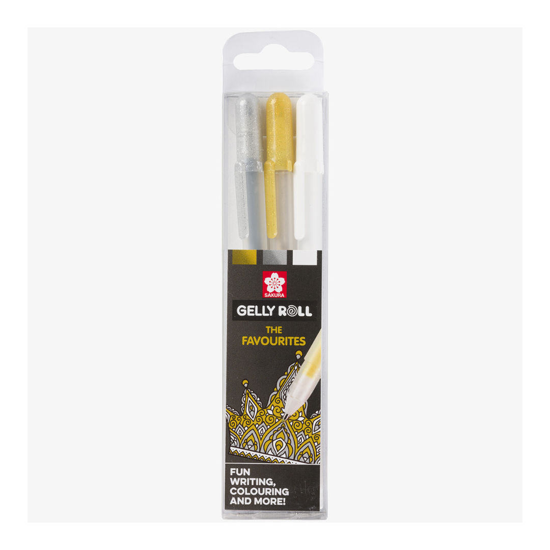 Sakura Gelly Roll Pen Set 3 pieces, POXPGBMIX3A