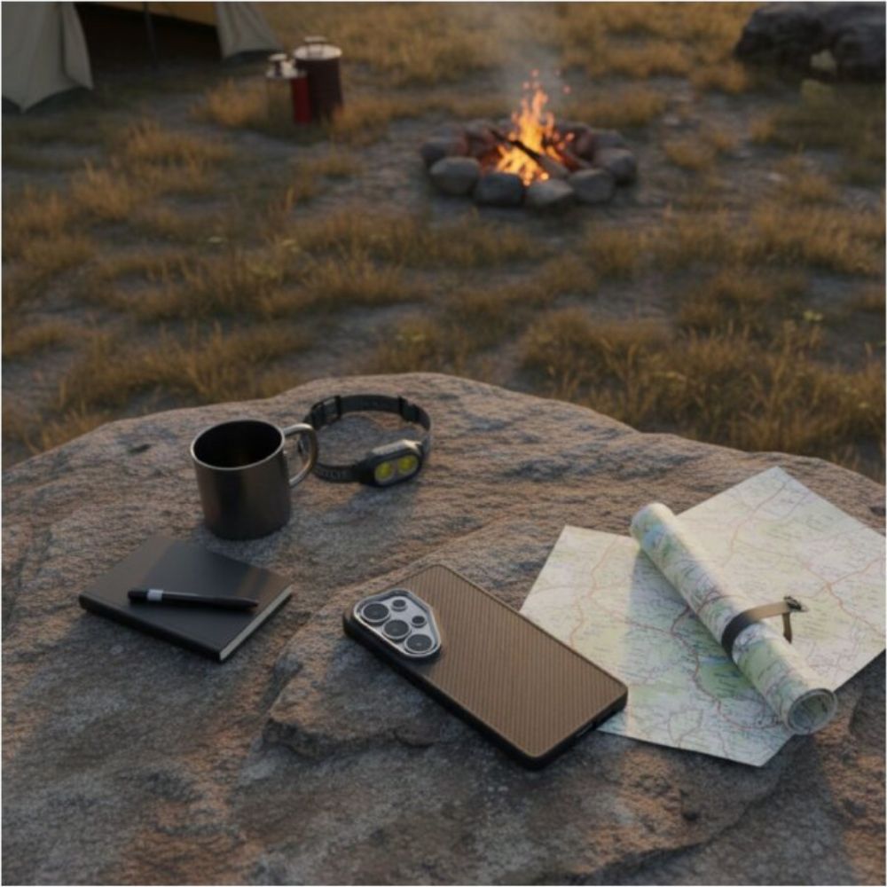 Blupebble Carbon Arma Case for Samsung S26 Ultra, Black