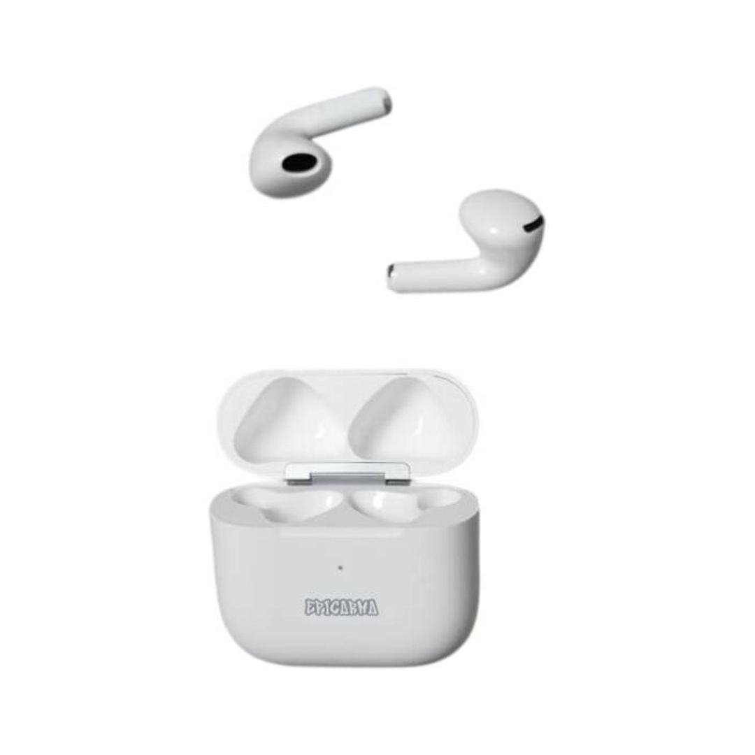 EPICARMA SONICX True Wireless Earbuds, Bluetooth Earphones, White