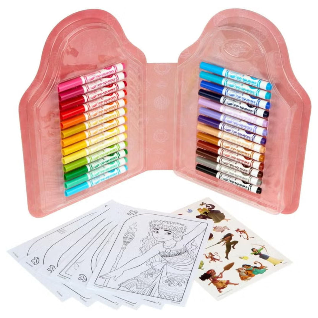 Crayola Disney Princess Color & Sticker Kit, 45+ Pieces