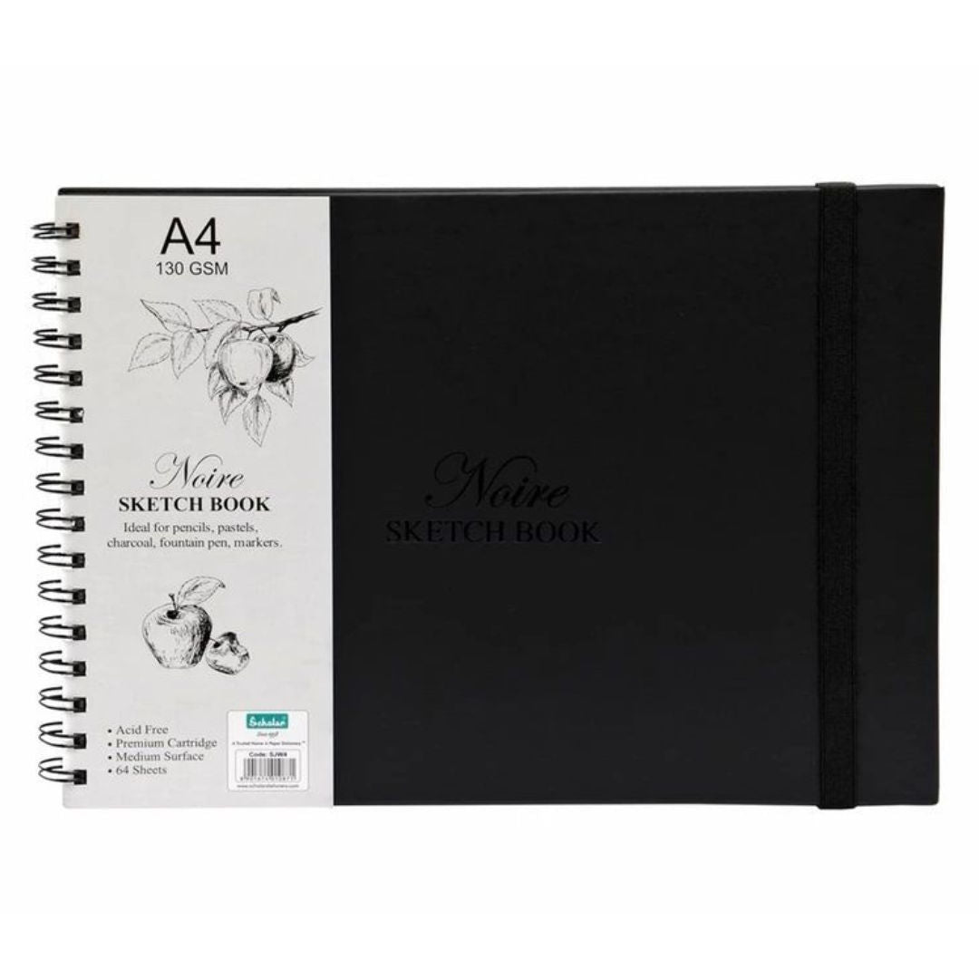 Scholar Noire Sketch Pad, 130gsm, 64 Sheets