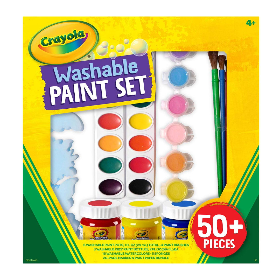 Crayola Washable PAINT SET, 50 Pieces