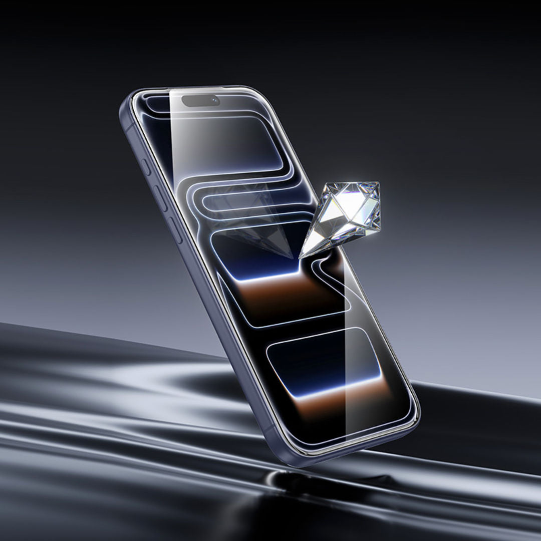 Hoco A888 Bear Shield Series Full Screen HD Tempered Glass for iPhone 18 Pro, iPhone 17 Pro, Full Screen Coverage, HD Visual