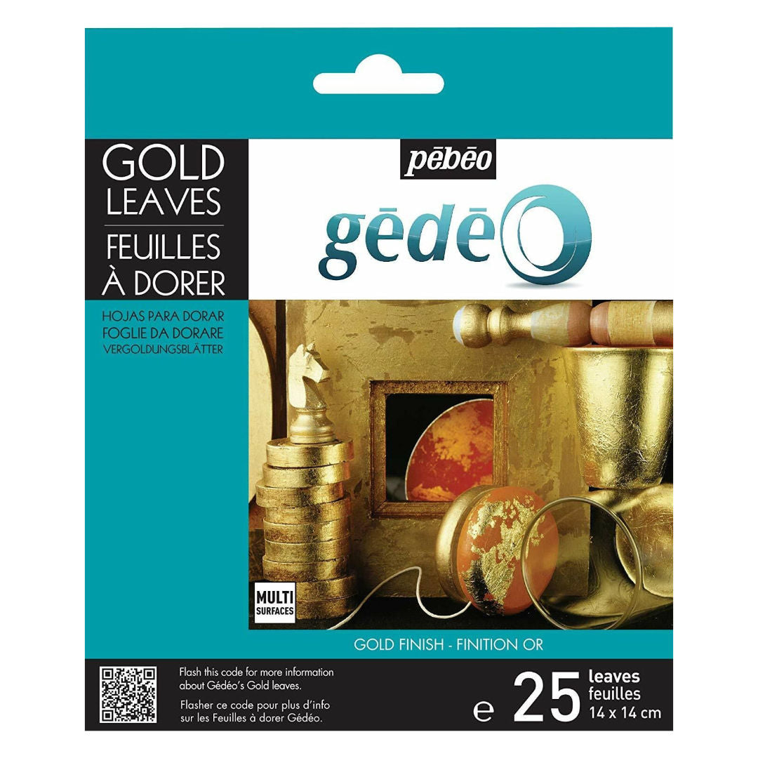 Pebeo Gedeo Gold Leaves, 25 Sheets, 766542