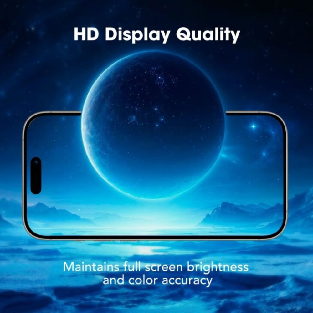 Blupebble Graphene Rock Series Camera Lens Protector for iPhone 17 Series, Blue