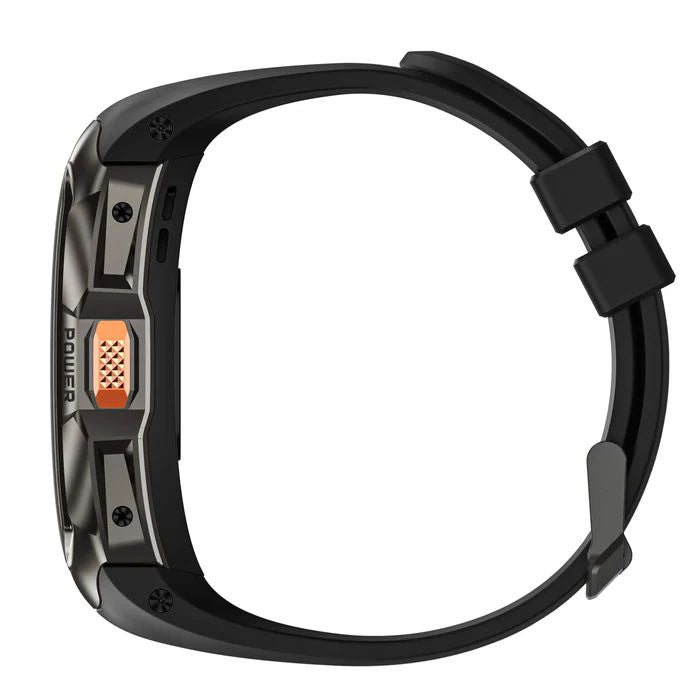 KOSPET Tank X2 Ultra GPS Smartwatch with 1.64” AMOLED Display, Bluetooth Calling, Military Grade & 5ATM Waterproof, Black