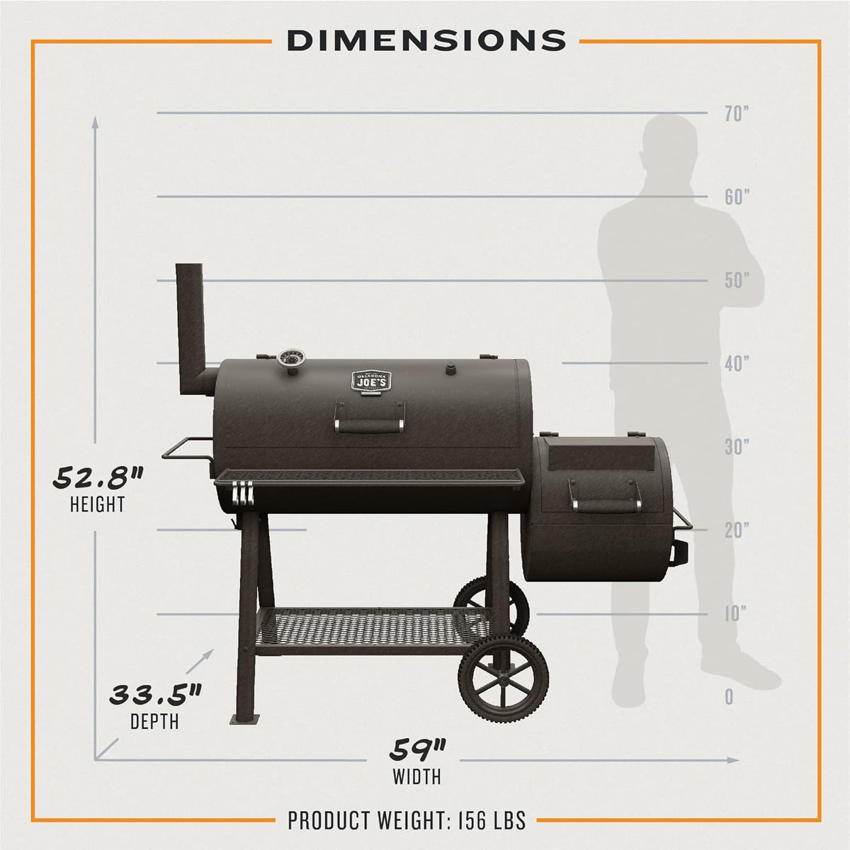 Oklahoma Joe’s Highland Offset Smoker, 24203001