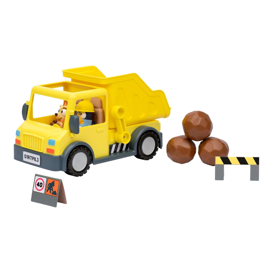 Bluey Dump Construction Truck Toy Set, 3+ years