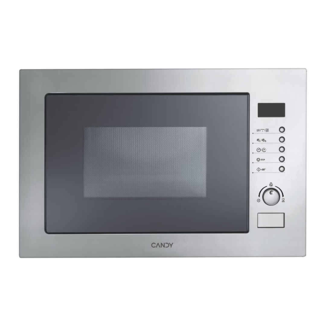 Candy Built-In Microwave Oven 60cm, 25L, Microwave + Grill, Push Button Control, Inox, MIC25GDFX-19