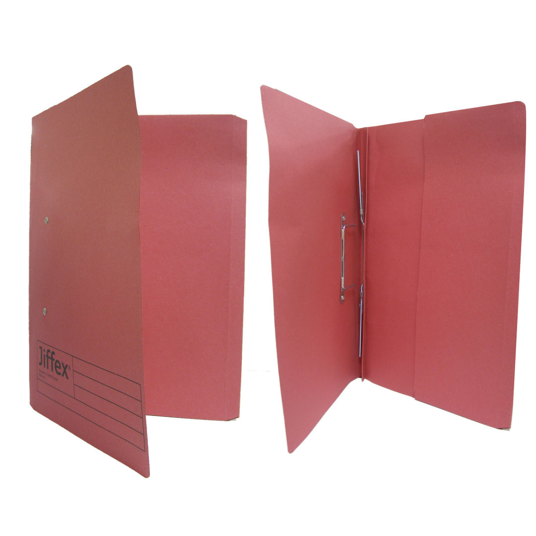 Rexel Eastlight Jiffex Transfer Spring File With Pocket Assorted Colors, Foolscap