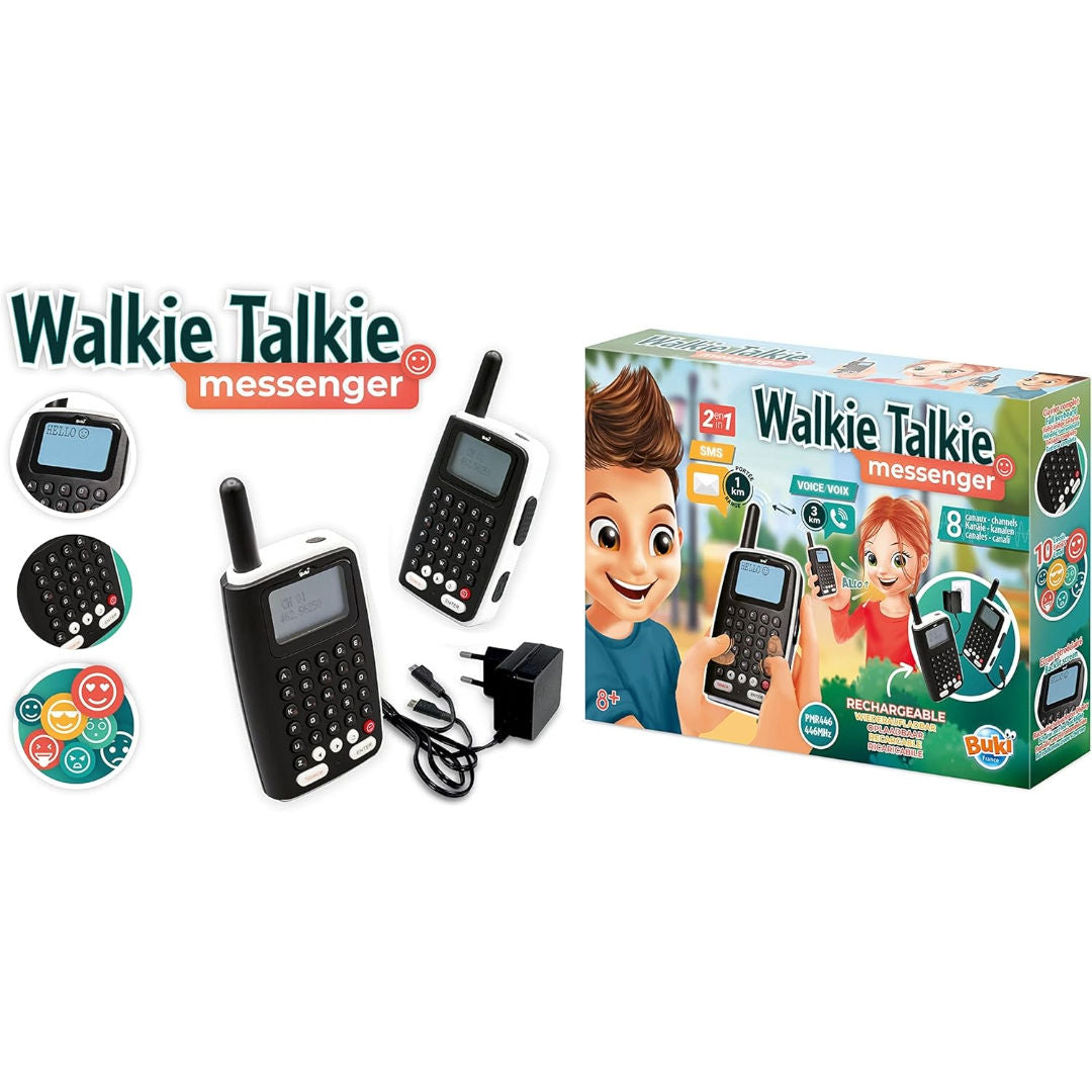 Buki France Walkie Talkie Messenger Set, (14.5 cm)