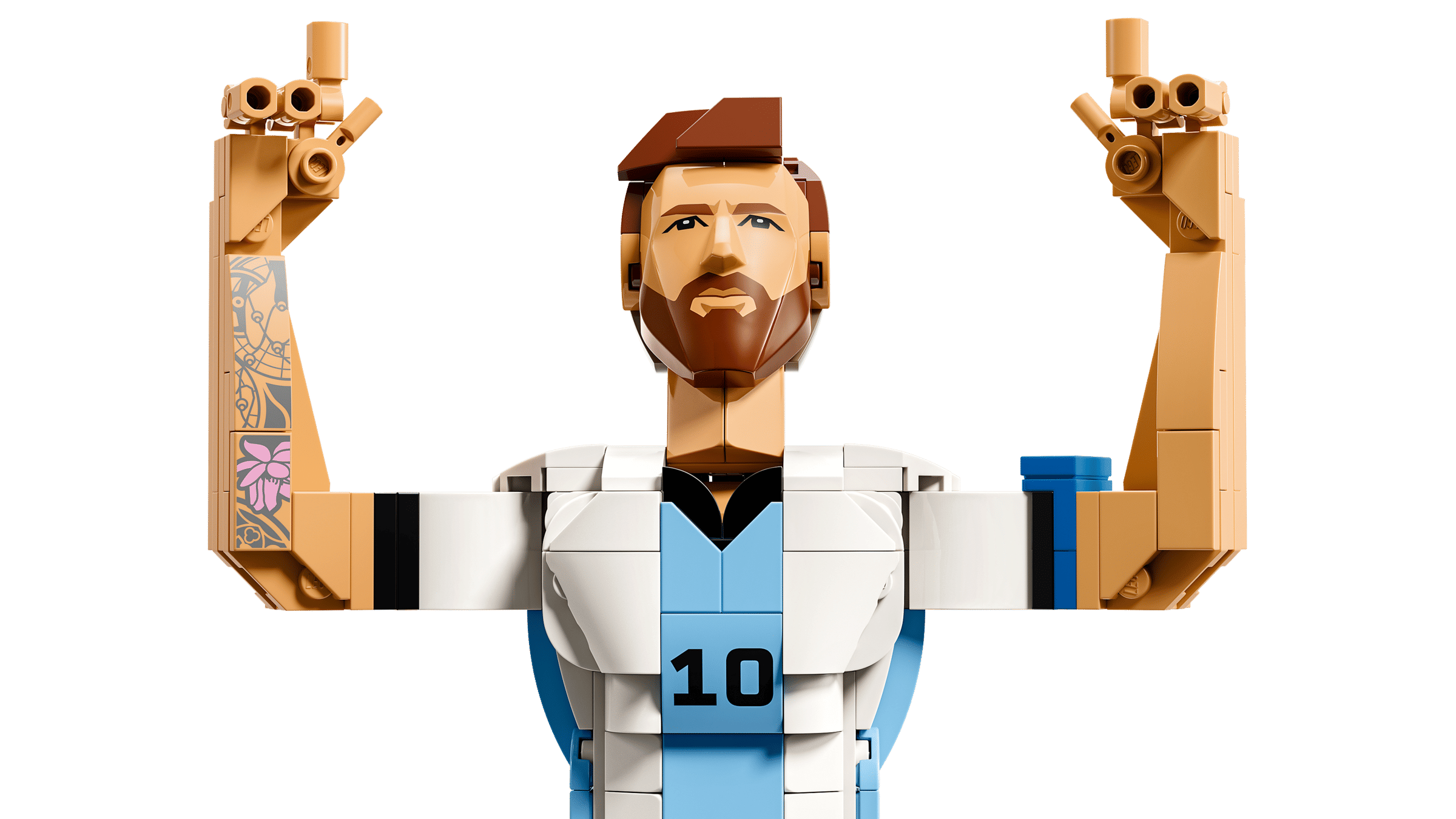 LEGO Editions Lionel Messi Soccer Legend Set 43015 Building Set, 958 Pieces, For Age 12+ Years