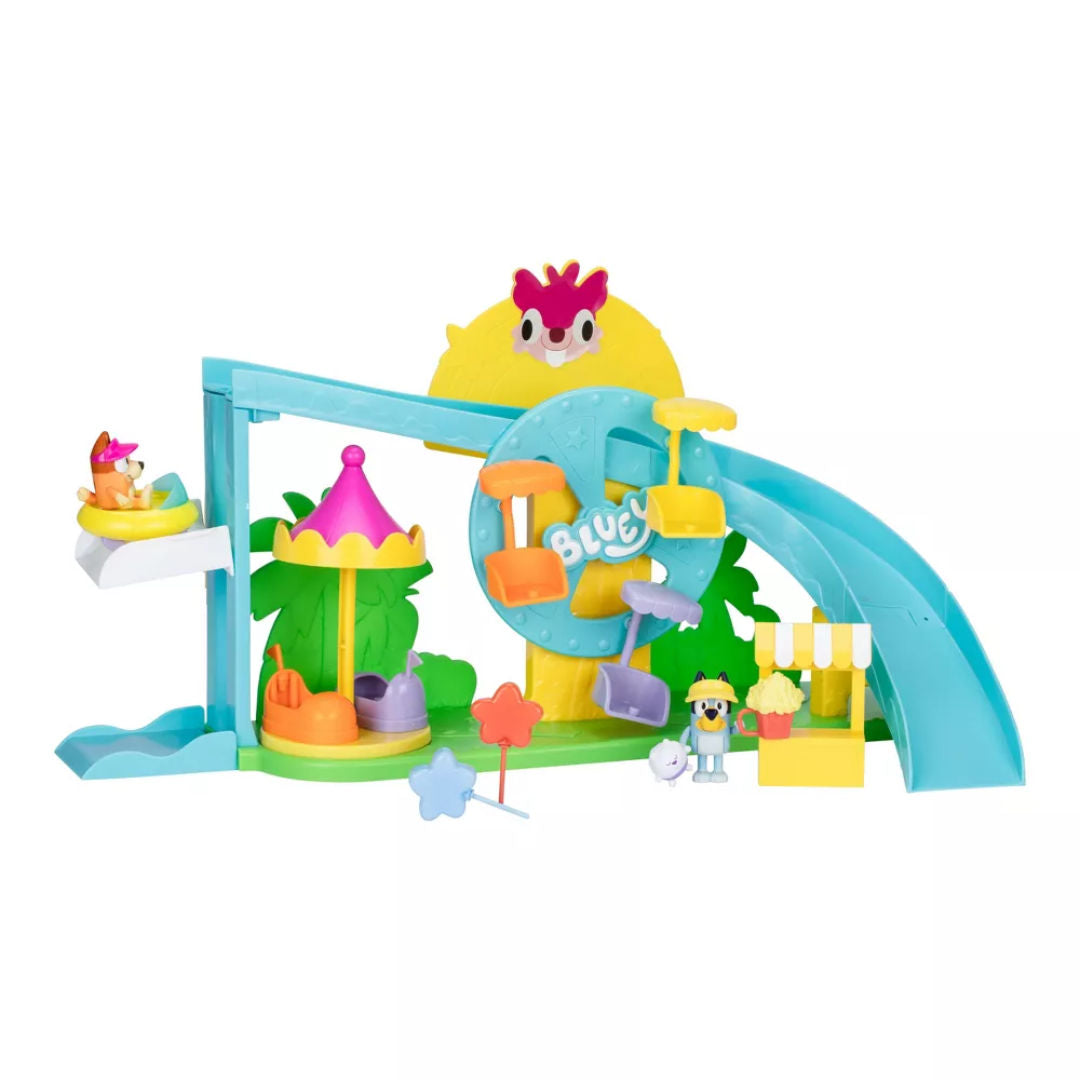 Bluey Ultimate Amusement Park Adventure Playset 9 Pieces, 3+ years