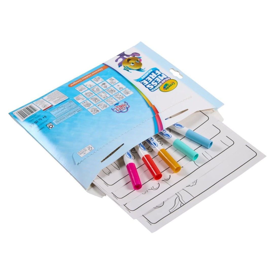 Crayola Disney Junior ARIEL Color Wonder Mess Free Coloring Foldalope Set