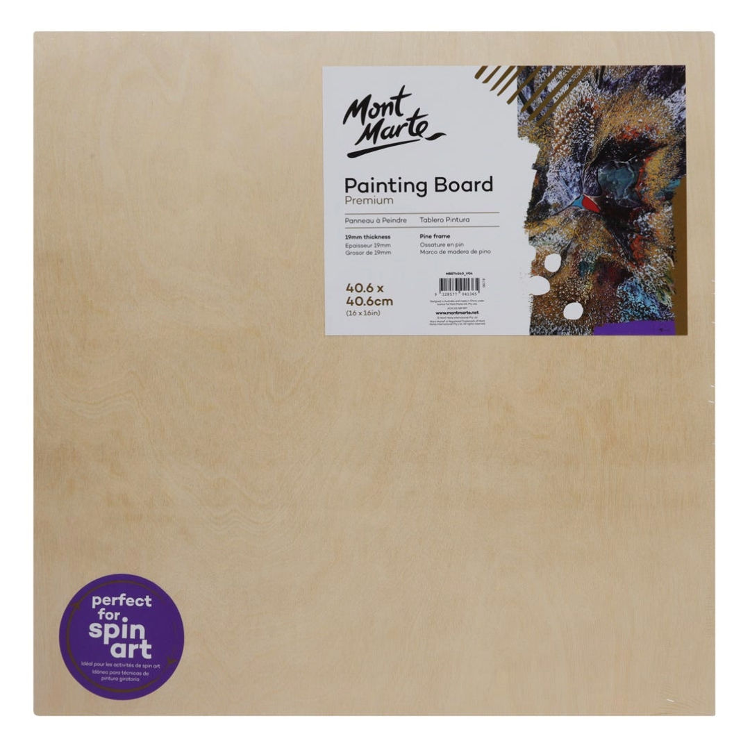 Mont Marte Painting Board Premium, 40.6x40.6cm, MBST4040