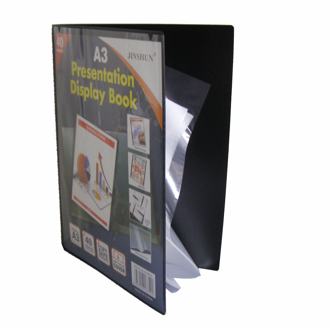 RSC/JINSHUN A3, 40 Pocket Display Book, HJ40 K25-202