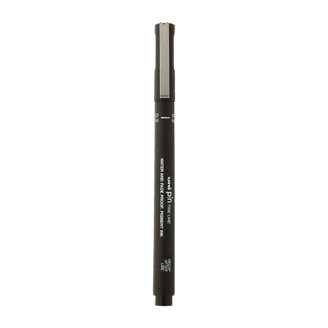 MITUBISHI Uni Pin Fine Line Drawing Pen, 200 Series, 0.2–0.8mm