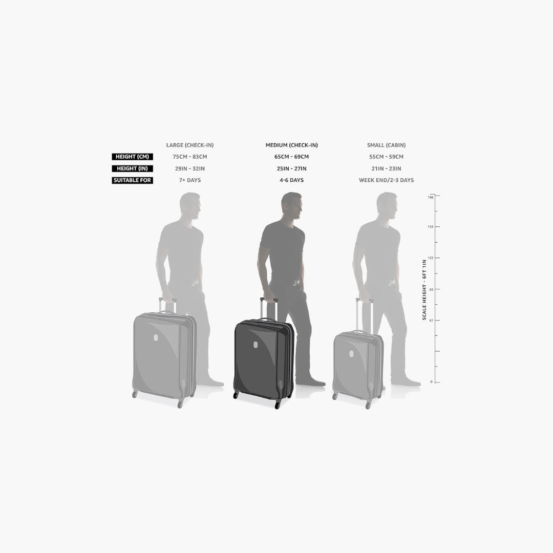 American Tourister Holiday Soft Spinner With TSA Lock, Black