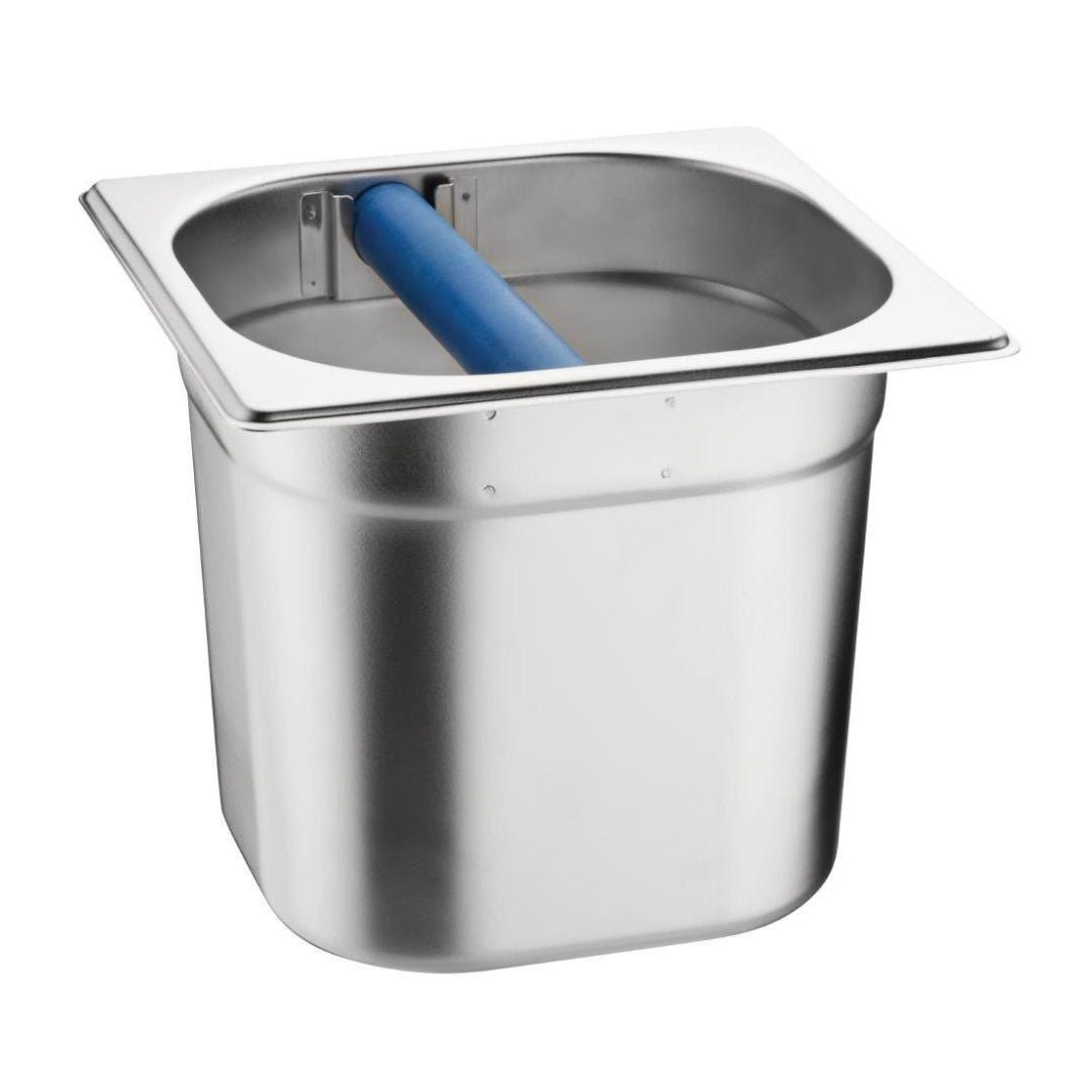 NISBETS M212, Stainless Steel, GN 1/6, Coffee Knocking Pot