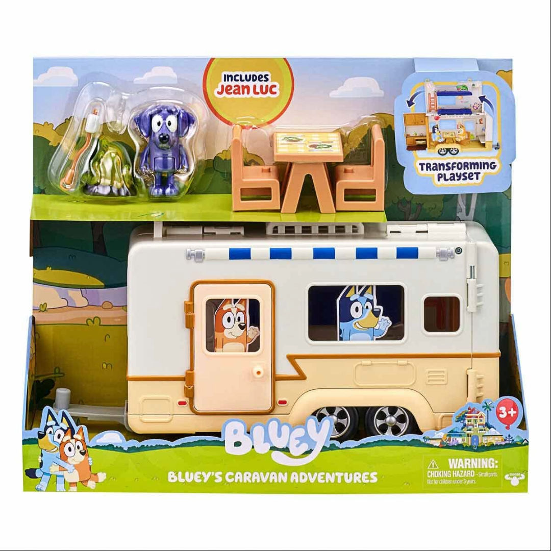 Bluey's Caravan Adventures Playset, 3+ years