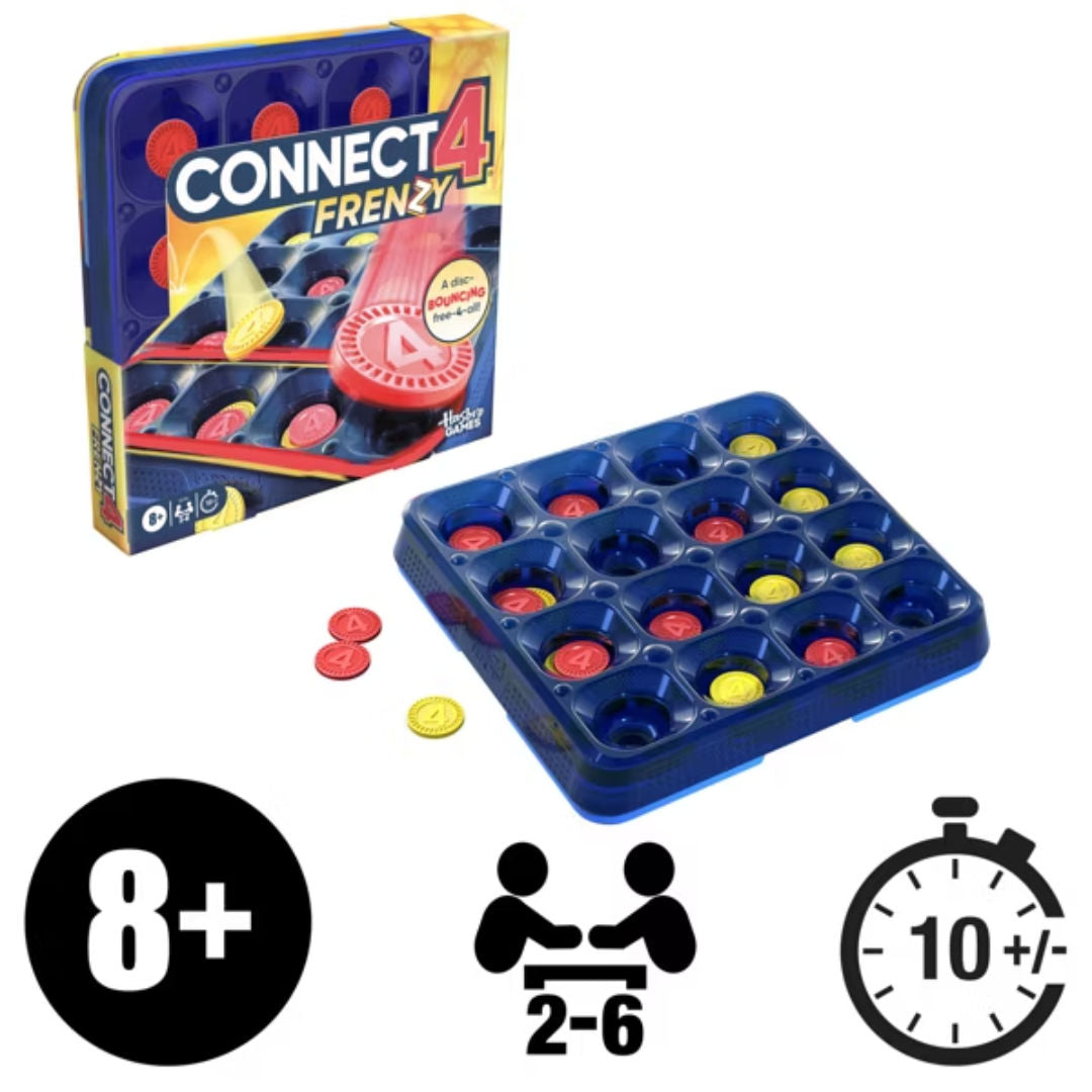 Hasbro Connect 4 Frenzy Board Game