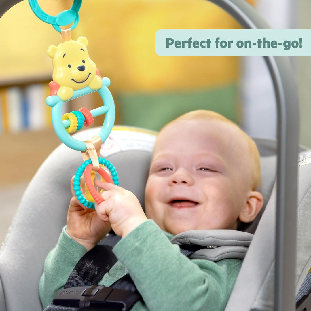 Bright Starts Disney Baby Winnie the Pooh Busy Bear Activity Toy (8.9 x 4.5 x 28cm), 0 months to 3 years.