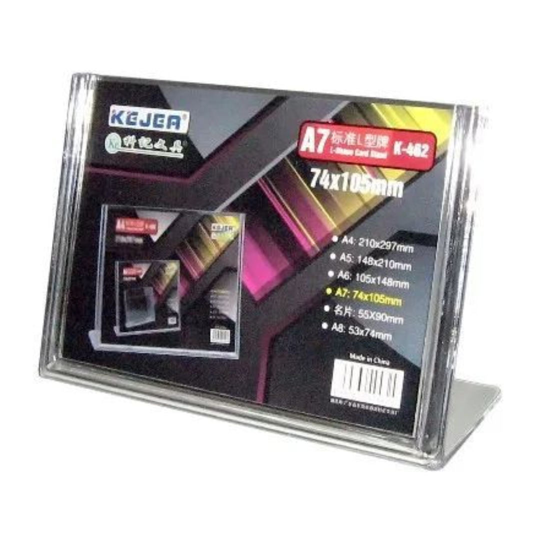 RSC Kejea Acrylic L-Shape Card Holder