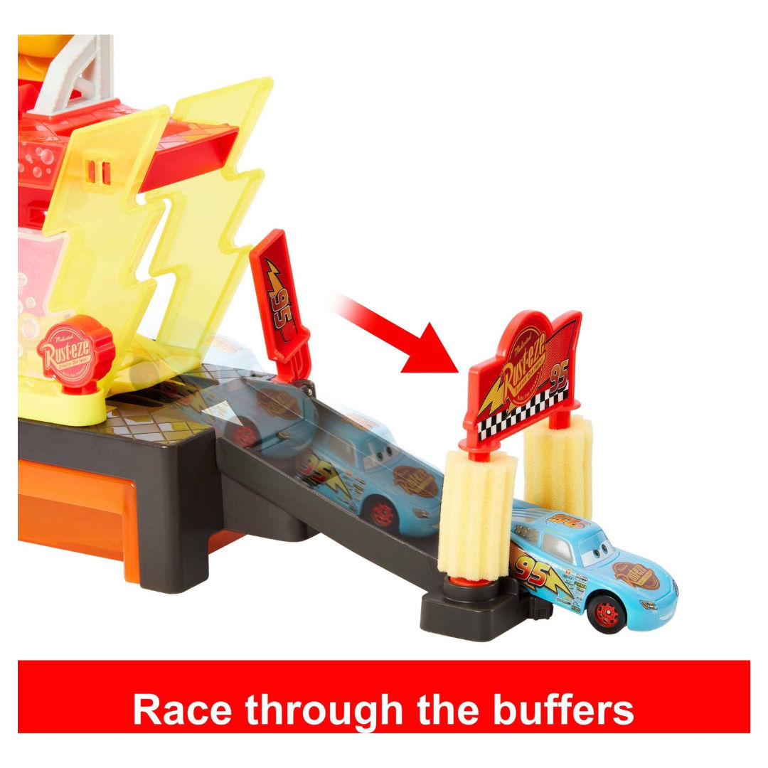 Disney Pixar Cars Color Changers Race Ready Car Wash Playset, For Age 4+ Years