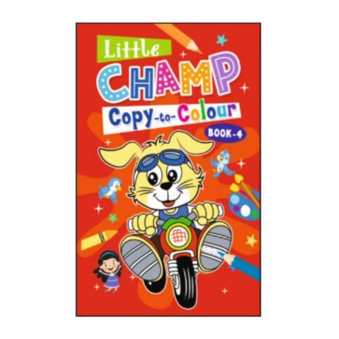 Golden Minds Little Champ Copy-to-Colour Book