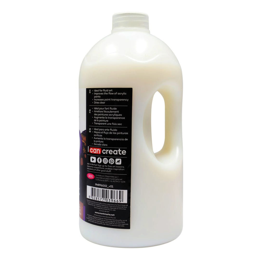 Mont Marte Acrylic Pouring Medium Premium, 1Litre, PMPP6002 P21-237