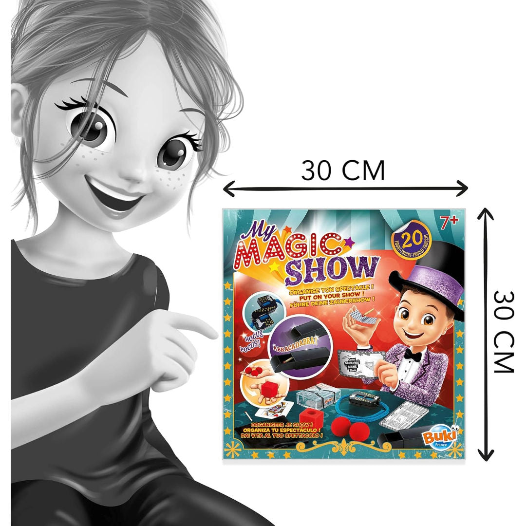 Buki France My Magic Show Magic Trick Set, (20 Tricks)
