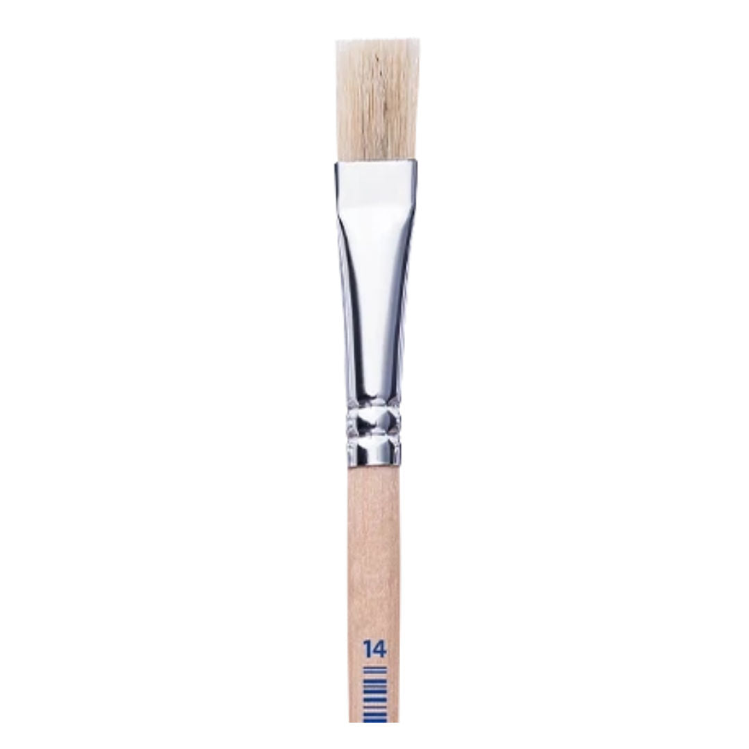 Pelikan White Flat Brush