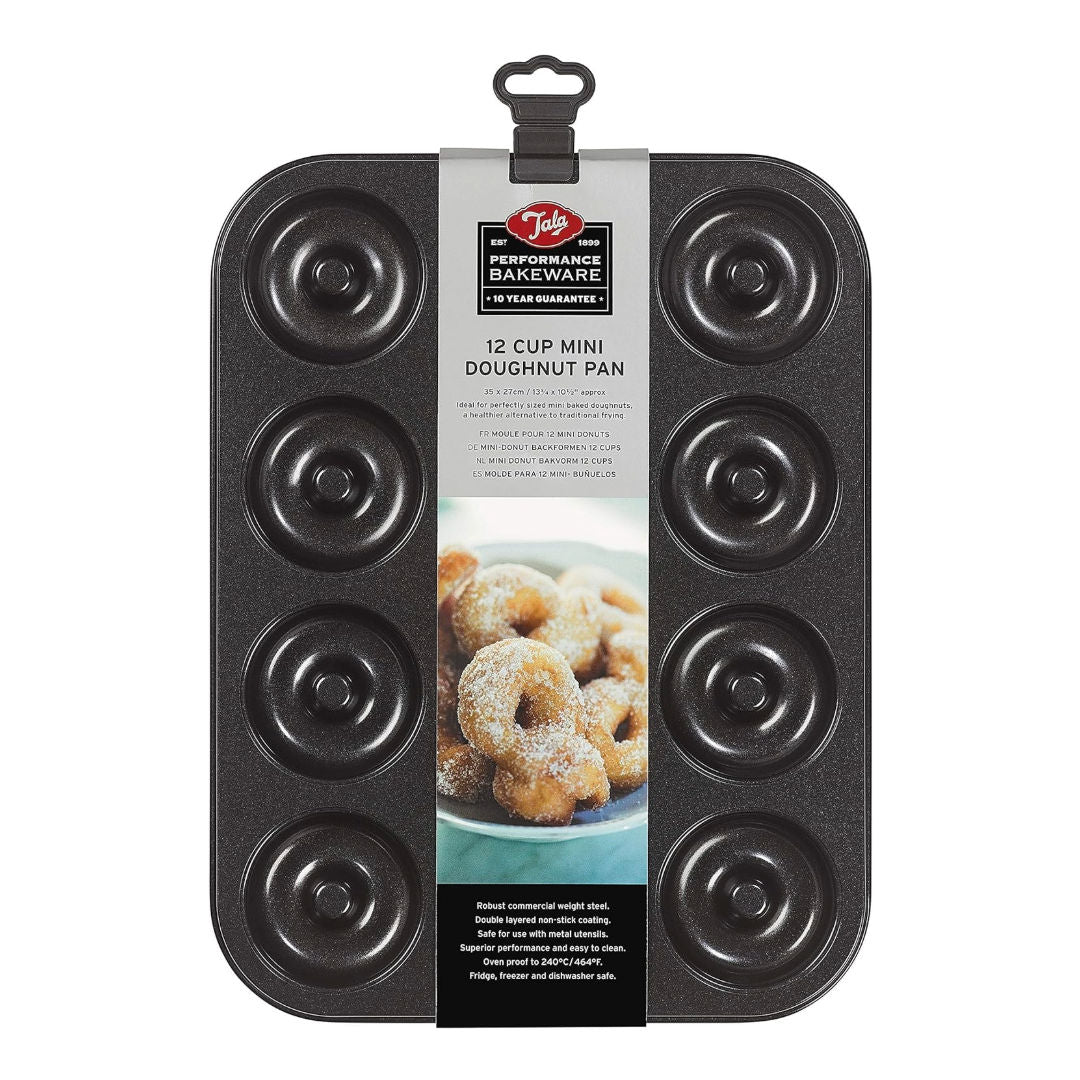 Tala Non-Stick 35x27cm, 12Cup Mini Doughnut Pan, Model 10A11236