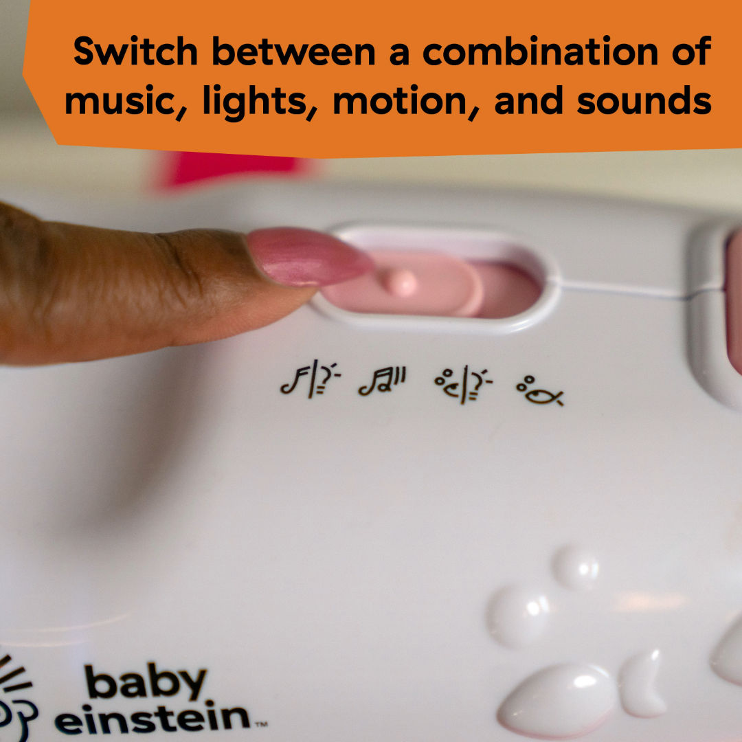 Baby Einstein Sea Dreams Soother Musical Crib Toy Machine, 0 months to 3 Years