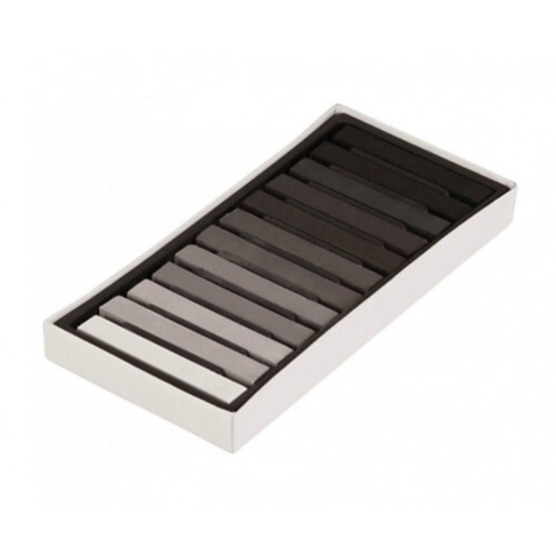 RSC Keep Smile 12-Pieces, Square Soft Grey, Pastel Set, P21-140