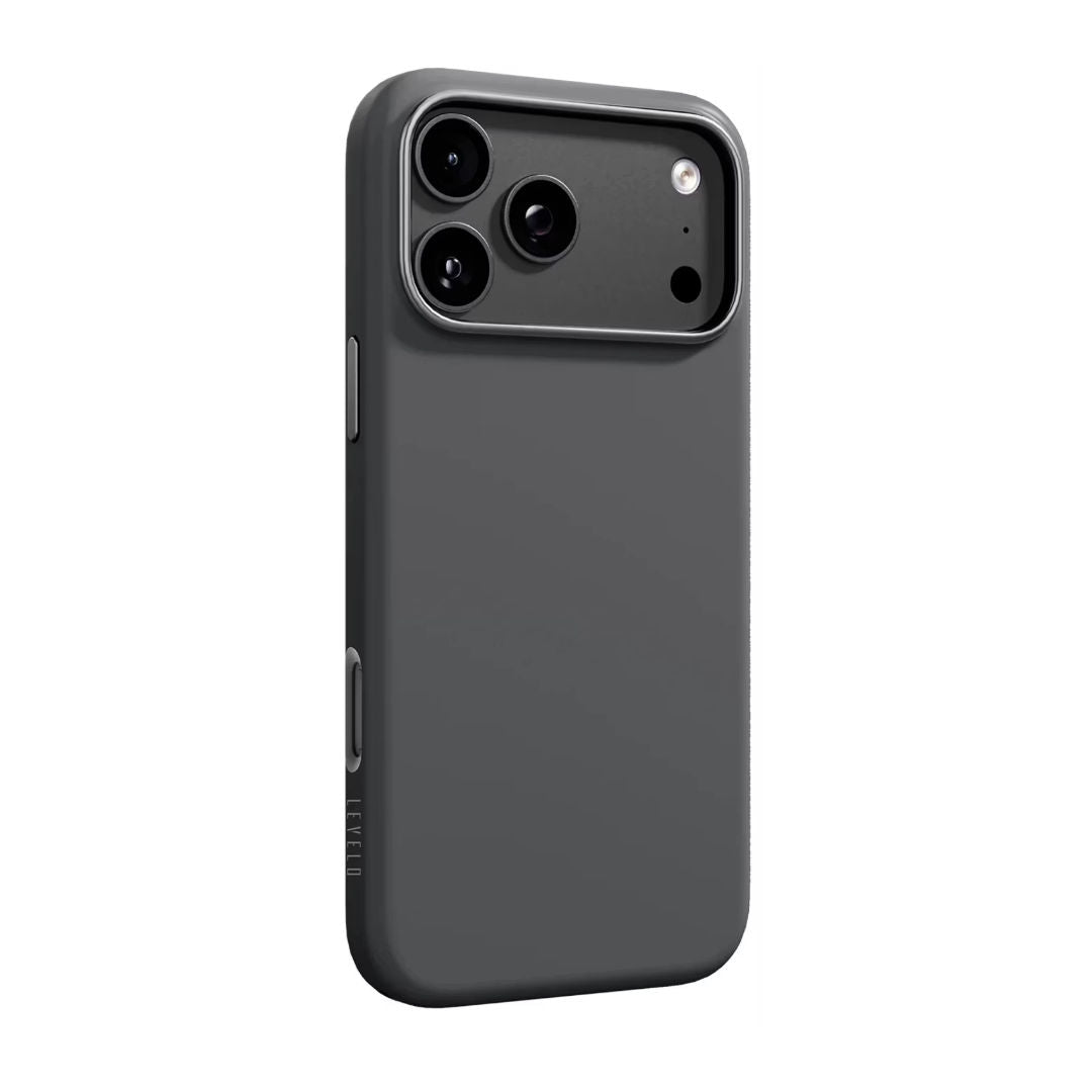 Levelo Iris MagSafe Magnetic Silicone Case For iPhone 18 Pro Max, Black